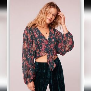 Band Of The Free Boho Cropped Top